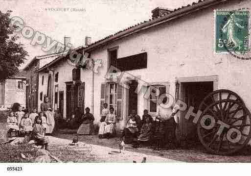 Ville de AVOCOURT, carte postale ancienne