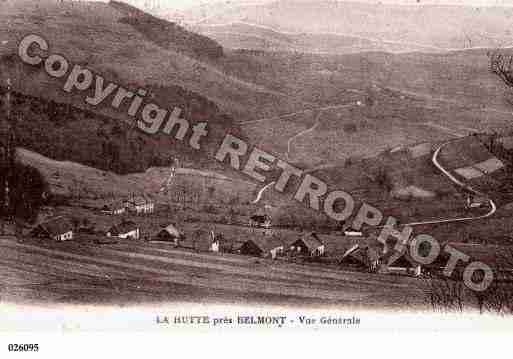 Ville de BELMONT, carte postale ancienne