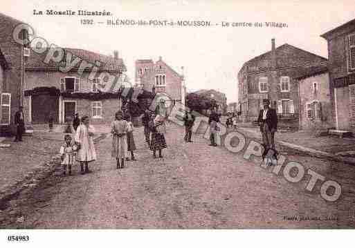 Ville de BLENODLESPONTAMOUSSON, carte postale ancienne