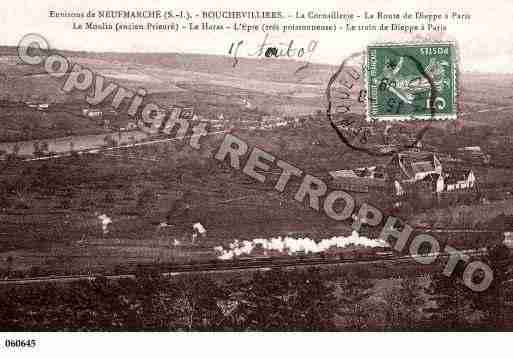 Ville de BOUCHEVILLIERS, carte postale ancienne