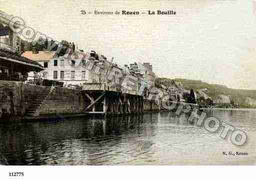 Ville de BOUILLE(LA), carte postale ancienne