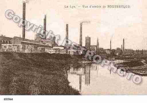 Ville de BOUSBECQUE, carte postale ancienne