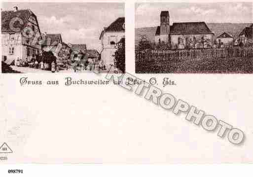 Ville de BOUXWILLER, carte postale ancienne