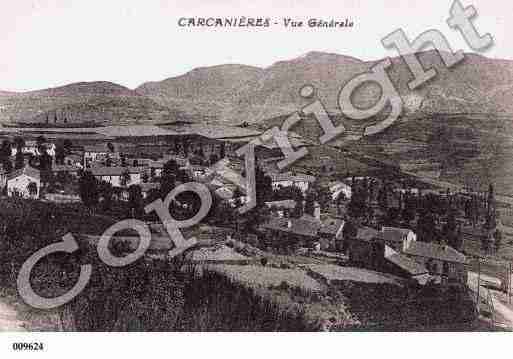 Ville de CARCANIERES, carte postale ancienne