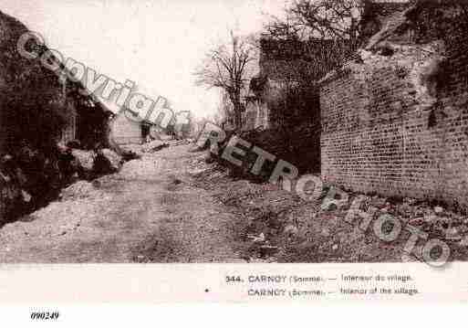 Ville de CARNOY, carte postale ancienne