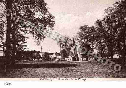 Ville de CASSUEJOULS, carte postale ancienne