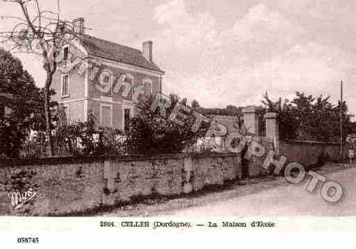 Ville de CELLES, carte postale ancienne