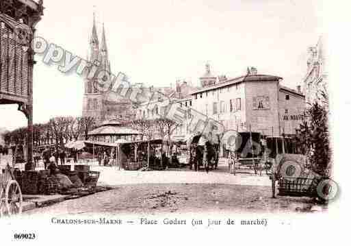 Ville de CHALONSSURMARNE, carte postale ancienne