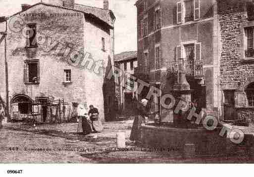 Ville de CHANONAT, carte postale ancienne