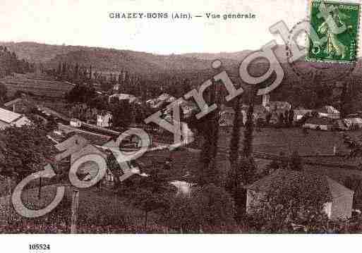 Ville de CHAZEYBONS, carte postale ancienne