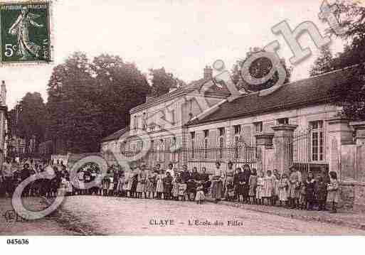 Ville de CLAYESOUILLY, carte postale ancienne