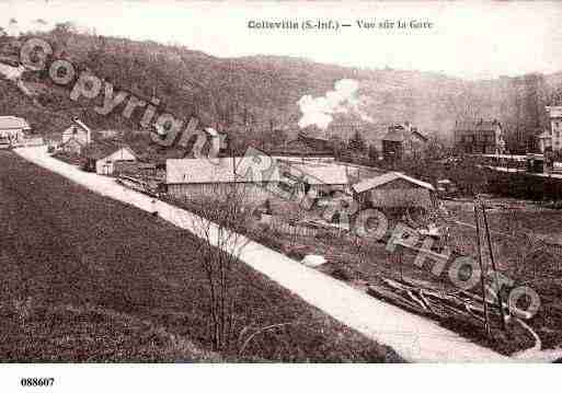 Ville de COLLEVILLE, carte postale ancienne Ville de COLLEVILLE, carte postale ancienne
