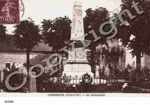 Ville de CORBERON, carte postale ancienne