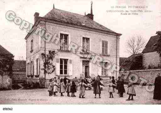 Ville de COULONGESLESSABLONS, carte postale ancienne