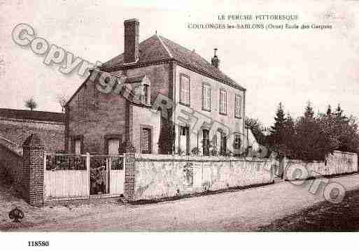 Ville de COULONGESLESSABLONS, carte postale ancienne