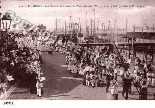 Ville de CROISIC(LE), carte postale ancienne