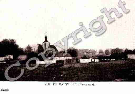 Ville de DAINVILLE, carte postale ancienne
