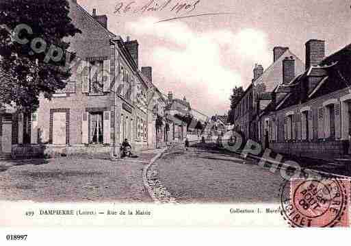 Ville de DAMPIERREENBURLY, carte postale ancienne