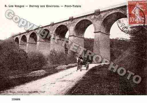 Ville de DARNEY, carte postale ancienne