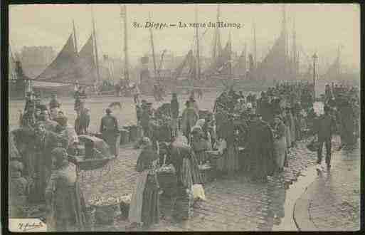 Ville de DIEPPE, carte postale ancienne