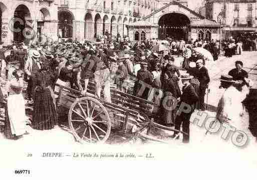 Ville de DIEPPE, carte postale ancienne