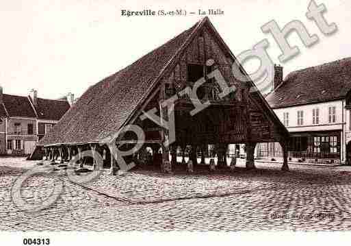 Ville de EGREVILLE, carte postale ancienne Ville de EGREVILLE, carte postale ancienne
