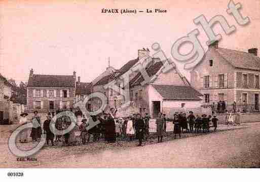 Ville de EPAUXBEZU, carte postale ancienne