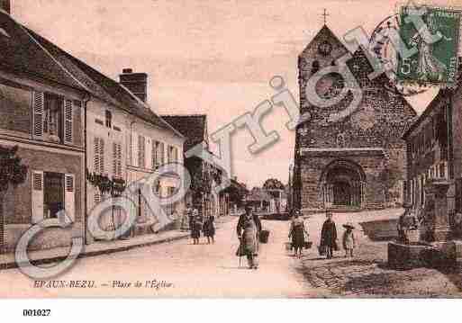 Ville de EPAUXBEZU, carte postale ancienne