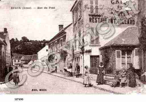 Ville de EPAUXBEZU, carte postale ancienne