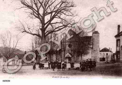 Ville de FLAGY, carte postale ancienne