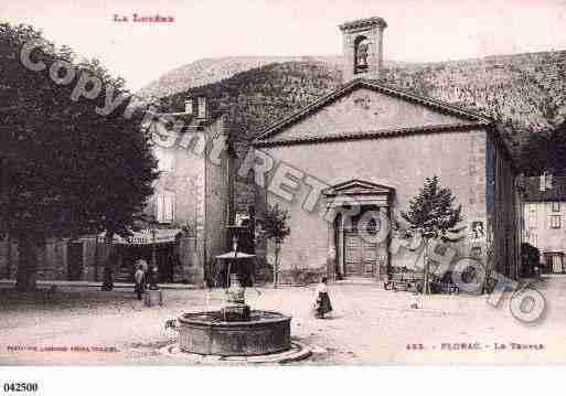 Ville de FLORAC, carte postale ancienne