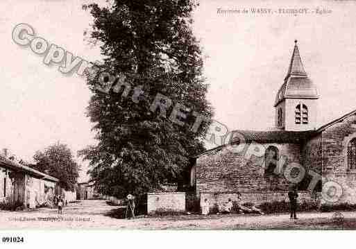 Ville de FLORNOY, carte postale ancienne