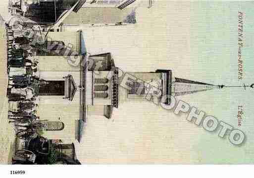 Ville de FONTENAYAUXROSES, carte postale ancienne