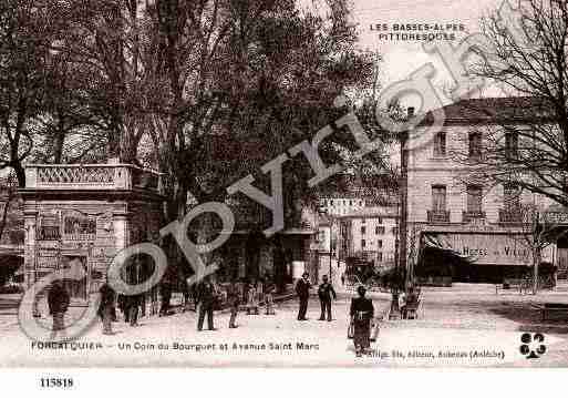 Ville de FORCALQUIER, carte postale ancienne