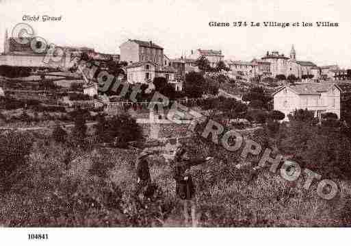 Ville de GIENS, carte postale ancienne