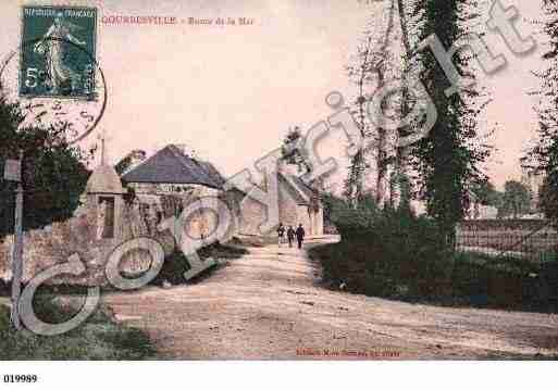 Ville de GOURBESVILLE, carte postale ancienne
