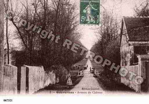 Ville de GOUVERNES, carte postale ancienne