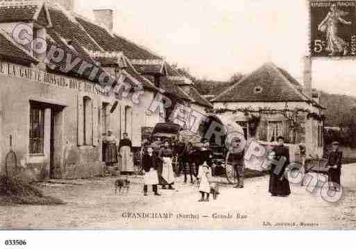 Ville de GRANDCHAMP, carte postale ancienne