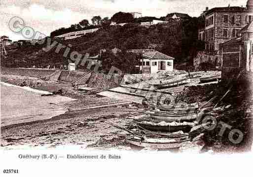 Ville de GUETHARY, carte postale ancienne