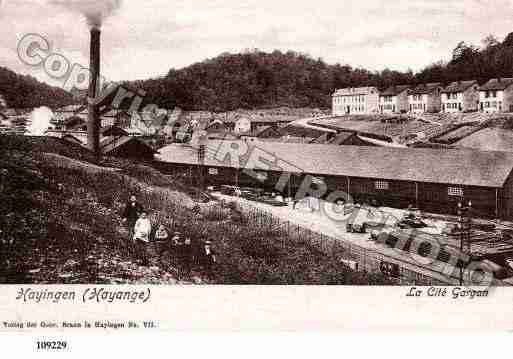 Ville de HAYANGE, carte postale ancienne