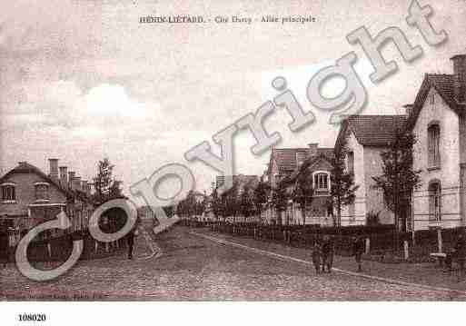 Ville de HENINBEAUMONT, carte postale ancienne