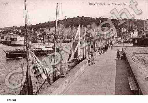 Ville de HONFLEUR, carte postale ancienne