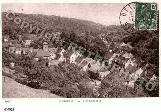 Ville de KLINGENTHAL, carte postale ancienne