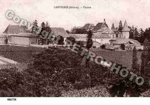 Ville de LANTIGNIE, carte postale ancienne