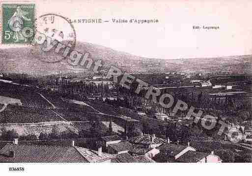 Ville de LANTIGNIE, carte postale ancienne Ville de LANTIGNIE, carte postale ancienne