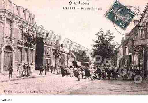 Ville de LILLERS, carte postale ancienne