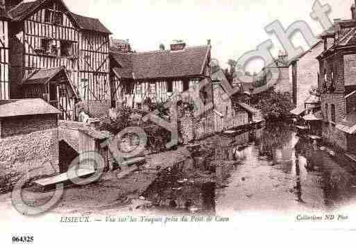 Ville de LISIEUX, carte postale ancienne