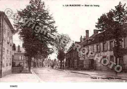 Ville de MACHINE(LA), carte postale ancienne