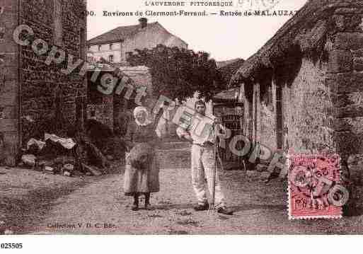 Ville de MALAUZAT, carte postale ancienne