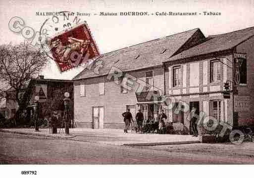 Ville de MALE, carte postale ancienne